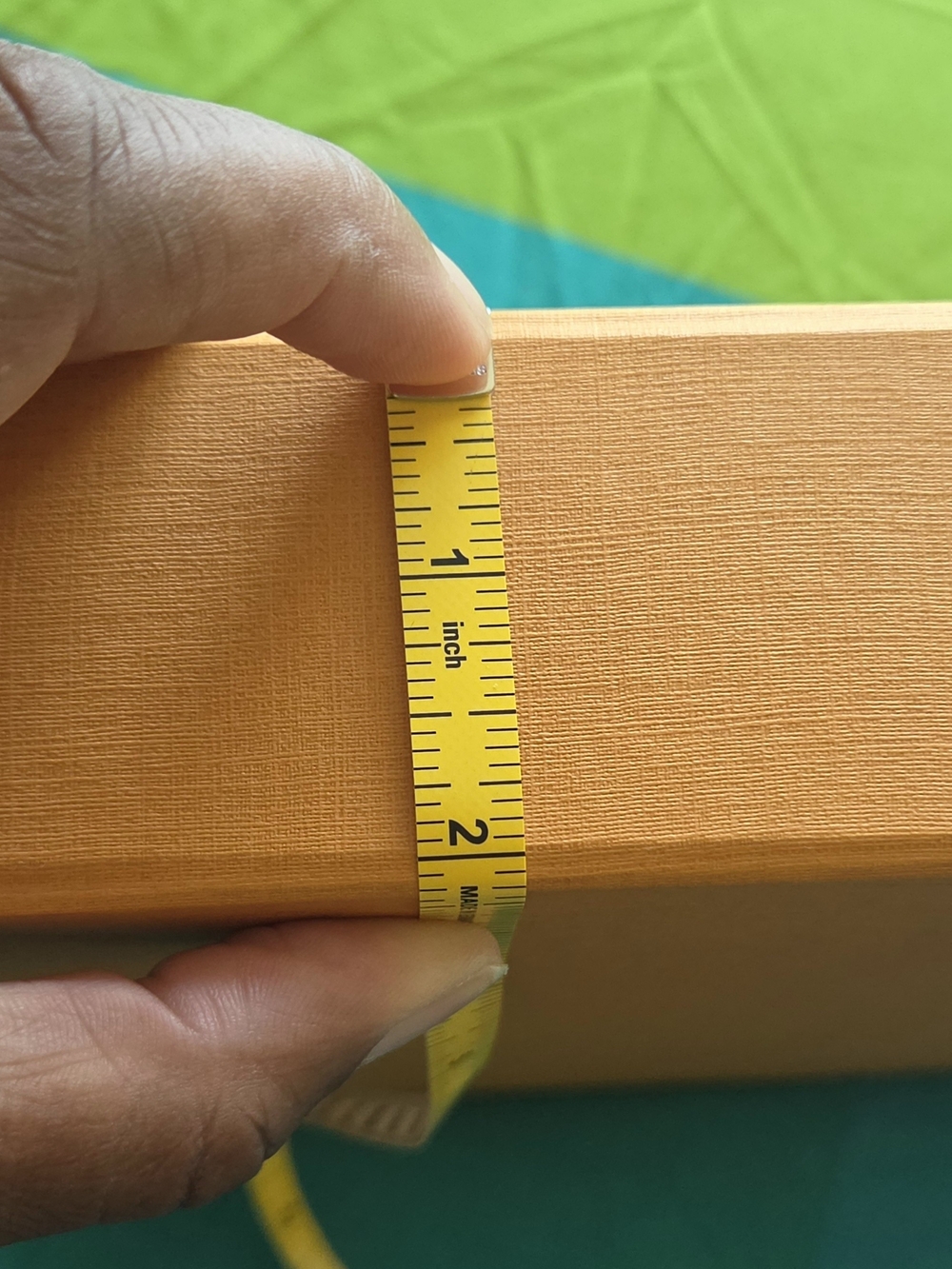 Louis Vuitton Orange Fabric Storage Box